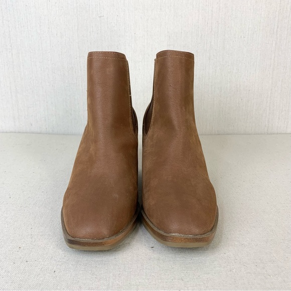 MIA~NWT~Women’s “Smyth” Faux Leather Slip-On Cognac Ankle Boots~Sz 9.5‎ - Picture 5 of 12